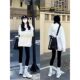 North American Al Gold Jisoo Same Style Men's and Women's Hoodies Sports Stereo Label Loose Flap Pocket Pants Autumn Casual Sweatshirts