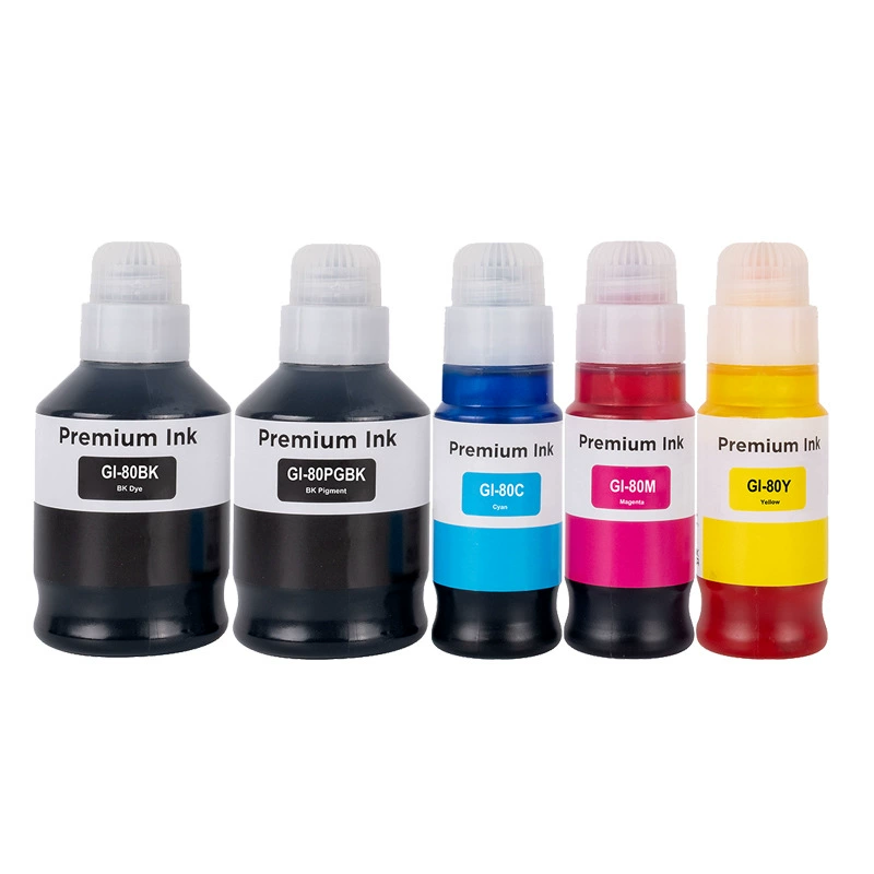 Подходят для Canon GI-80 GI-70 чернила GM2070 2080 4080 4070 G5080 6080 7080