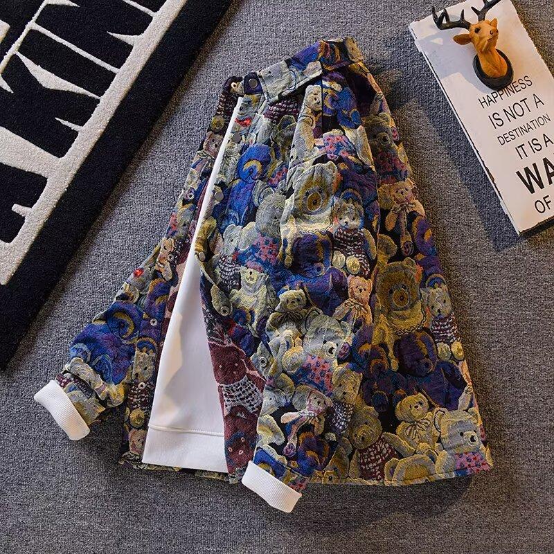 2025 Frühling und Herbst Cool für Männer, Ins High Street Trendy Brand, Harajuku Style, koreanische Version, Loose Fit Jacke_voghion.com