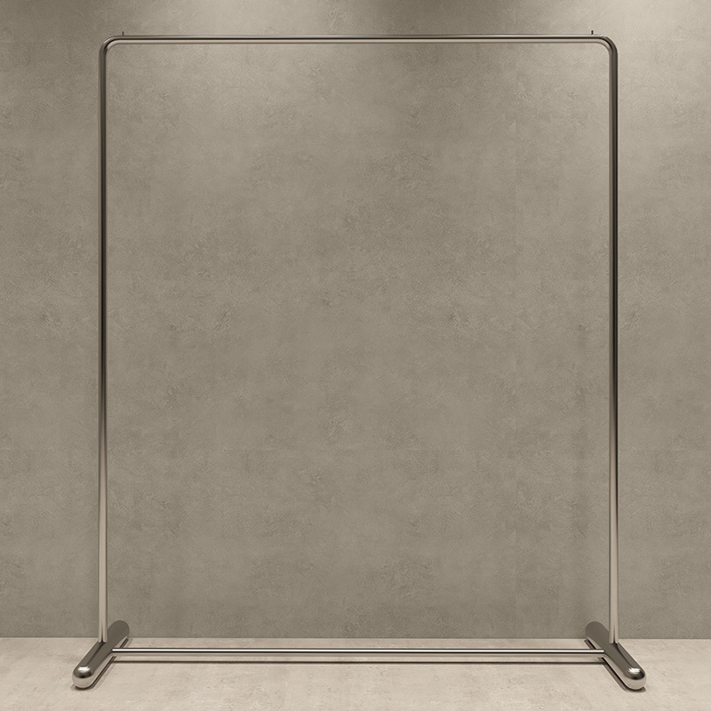 [스타일 두 개의 둥근 모서리] 1.2m 길이 * 1.7m 높이 실버 거울