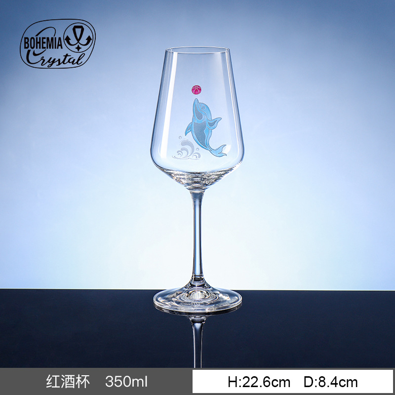 Checo original de importación de tazas de cristal tallado tazas de vino caseras tazas de champagne whisky tazas de hotel alto pie al por mayor image 10