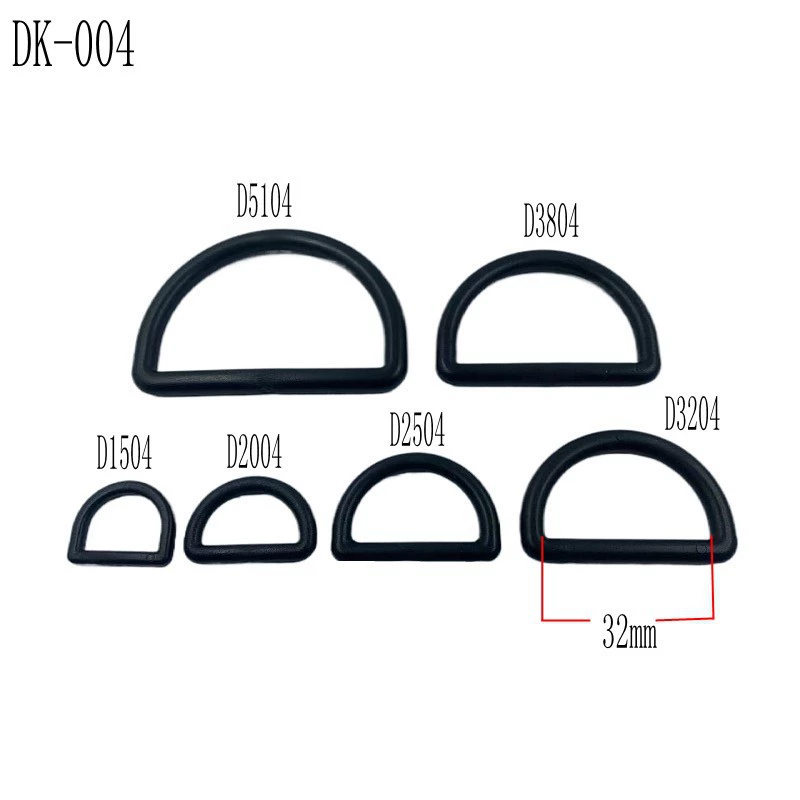 Большое количество прямых продаж от производителей: пластиковая регулируемая пряжка D-образная пряжка полукруглая D-пряжка