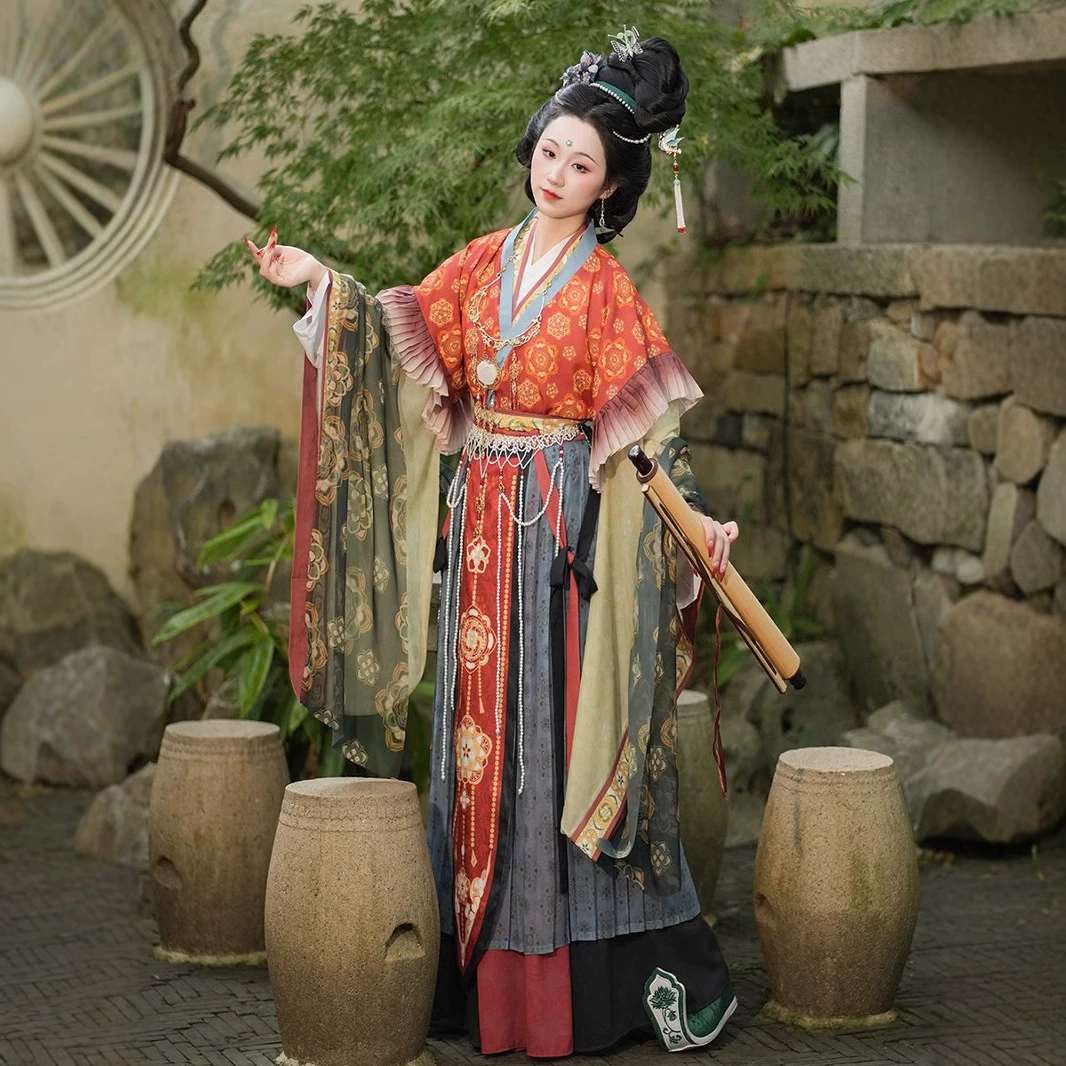 Национальный стиль восстановления ханьская одежда Цинь Хань Тан