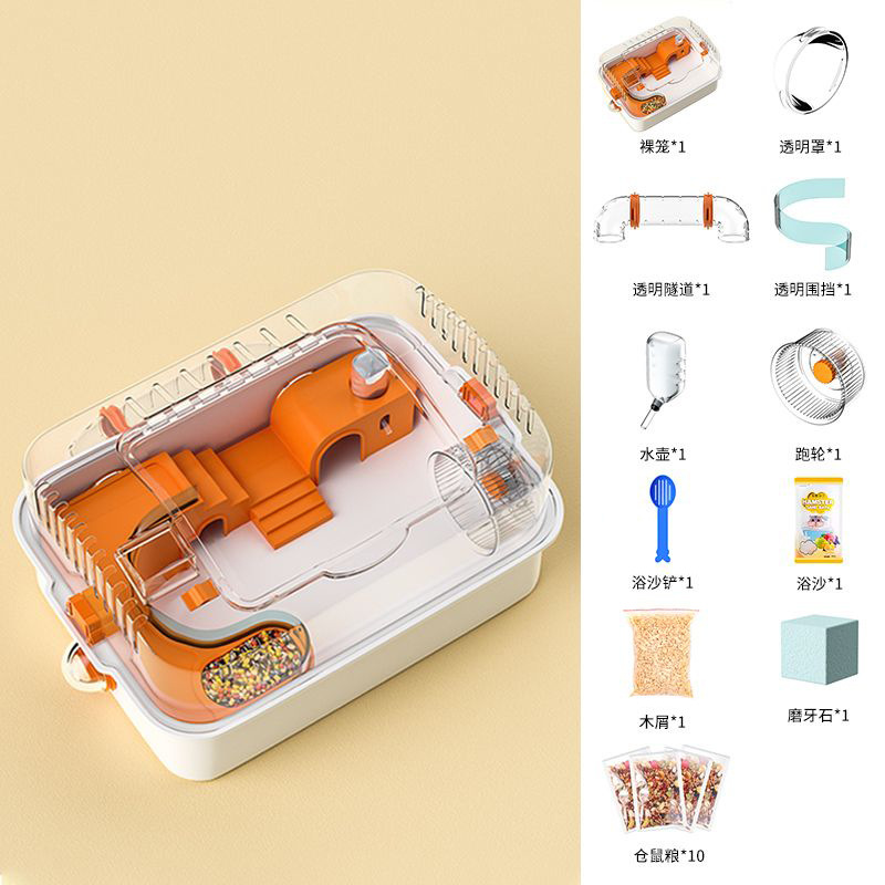 【Venta al por Menor】Jaula para Hámster Extra Grande, Villa para Hámster Golden Bear, Juego de Juguetes para Hámster, Accesorios para Hámster image 12