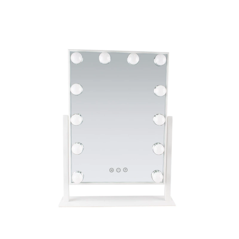 LED зеркало для макияжа с лампой, HD настольное зеркало для макияжа, голливудское зеркало на столе, LED затемнение, новинки дома