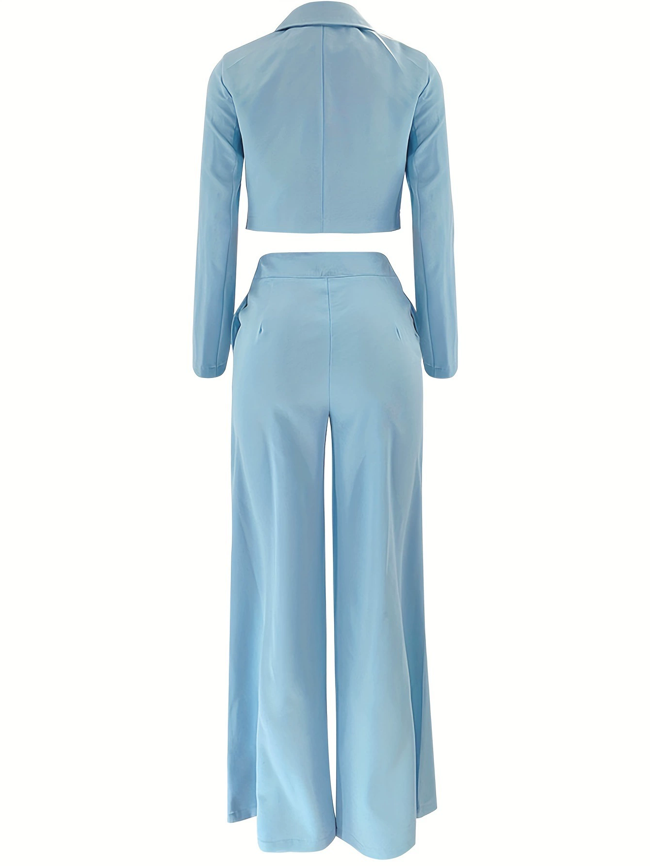 Женский легкий деловой блейзер с брюками: костюм Navy/Rose/Cyan/Sky Blue/Fluorescent Green, размеры S-XXL