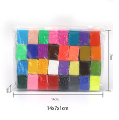 32-color set soft modeling clay children's paint clay polymer clay toy erasable modeling clay 12 colors 24 colors soft modeling clay