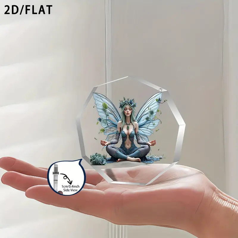 Amazon 新製品ホットセール透明九角形アクリル蝶飾りデスクトップ装飾工芸品テーブルセッティング|undefined