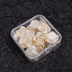 Pain bag diy material (mixed accessories-white 10 pieces)