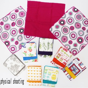 Amazon Tea Set Cross-Border Printed Tea Towel Tea Ceremony Tea Cloth Wholesale 100% Cotton Absorbs Water, Does Not Shed Lint, Thickeneds and Fresh