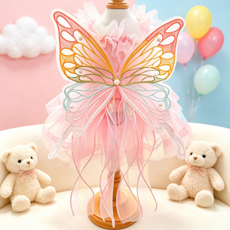 Pet Princess Dress, Wedding Dress, Corgi Teddy Butterfly Fairy Dog Clothes, Exclusively Available for Cross-Border Sales Pet Princess Dress, Wedding Dress, Corgi Teddy Butterfly Fairy Dog Clothes, Exclusively Available for Cross-Border Sales