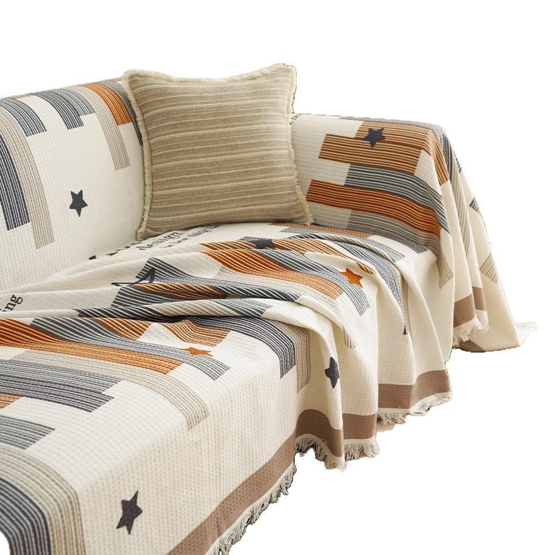 Cubierta de la toalla del sofá Wolfge Lazy, cubierta de la toalla del sofá, todo incluido, universal de cuatro estaciones, cubierta de la manta del sofá universal, antideslizante y anti-rasguño