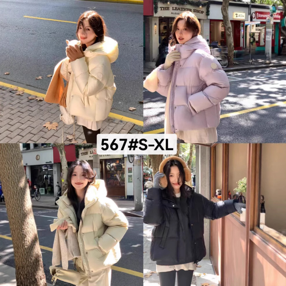 New Style Bread Coat 2025 New Korean Style Petite Cotton Jacket Fashion Women's Short Hooded Winter Thick Coat