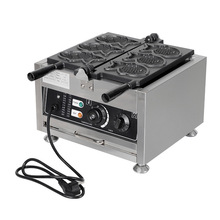 商用不開口鯛魚燒機電熱魚餅機韓式冰激凌鯛魚燒三條鯛魚燒機器
