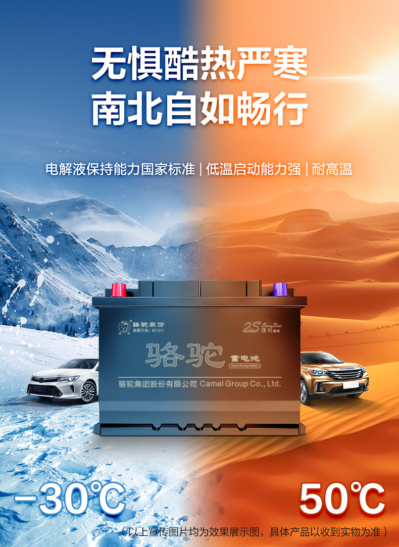 Suitable for Camel Battery Car Battery Other 2V45Ah Wuling Hongguang S Civic Nissan Sylphy Qashqai