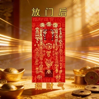 【2026款】聚财偏财进宝八方来财门贴摆件招财摆件店铺做生意