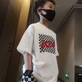 童装男童短袖t恤夏装2025休闲新款儿童夏款中大童上衣男孩夏季潮t