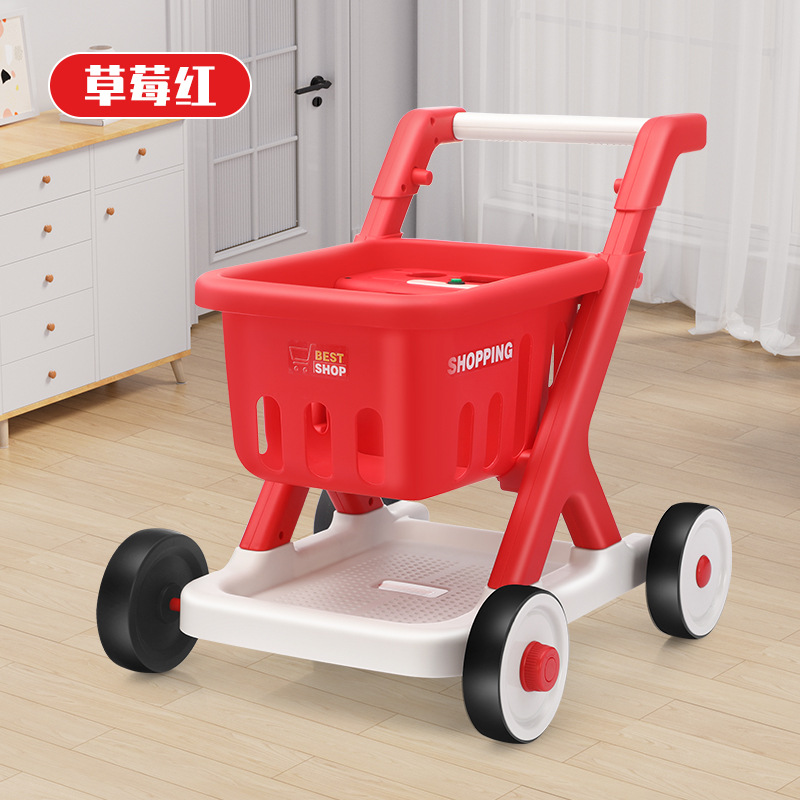 딸기 레드 음악 조명/높이 조절이 가능한 푸시 핸들