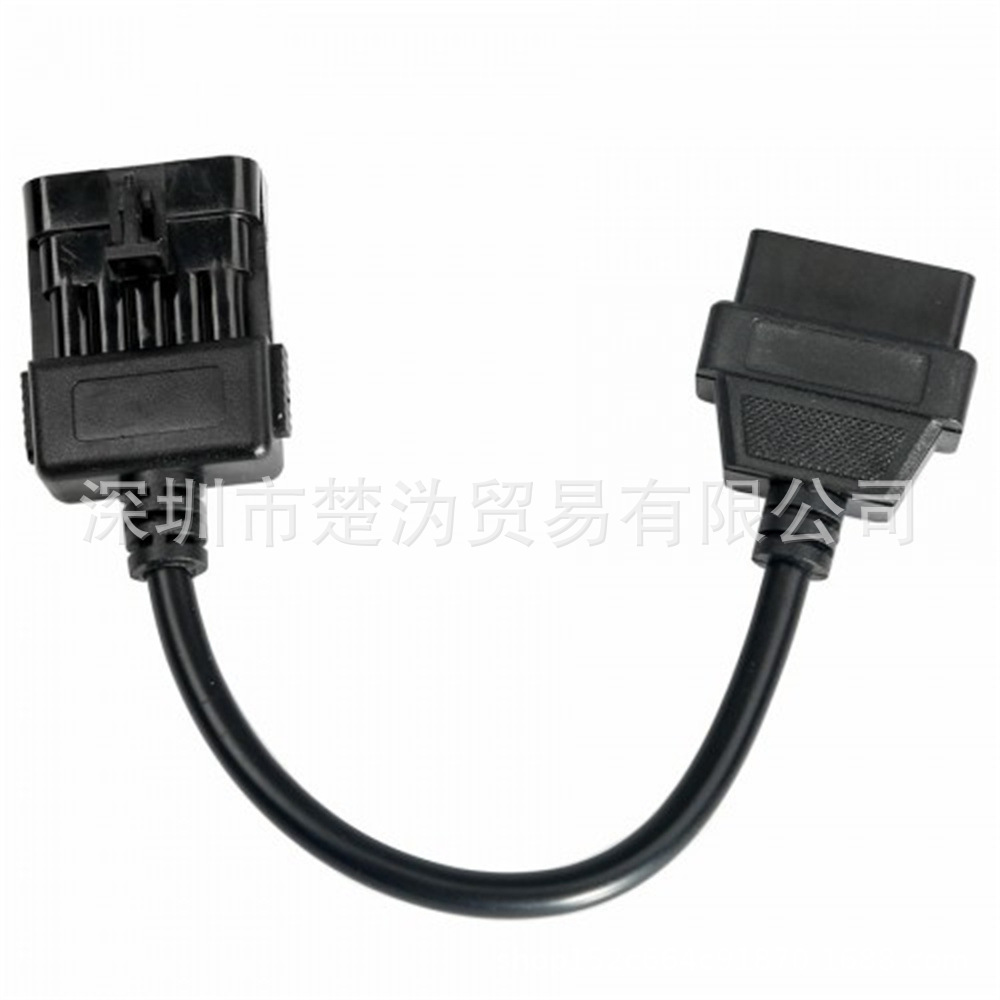 for Opel 10Pin to OBD2 16PIN Cable 欧宝10针连接线 适配DS150
