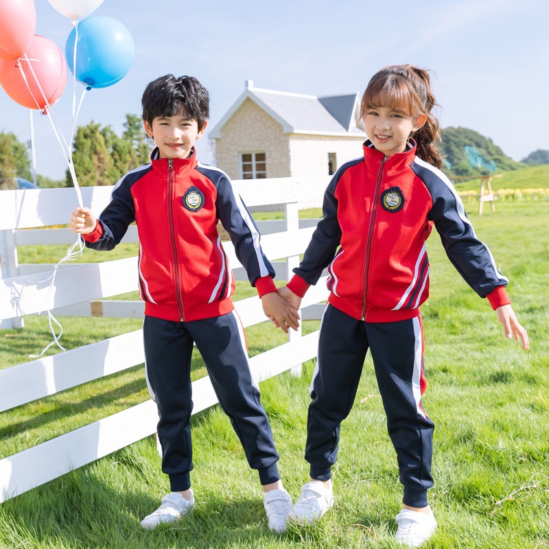 小學生班服秋冬校服套裝幼兒園園服春秋裝長袖運動兒童春秋兩件套