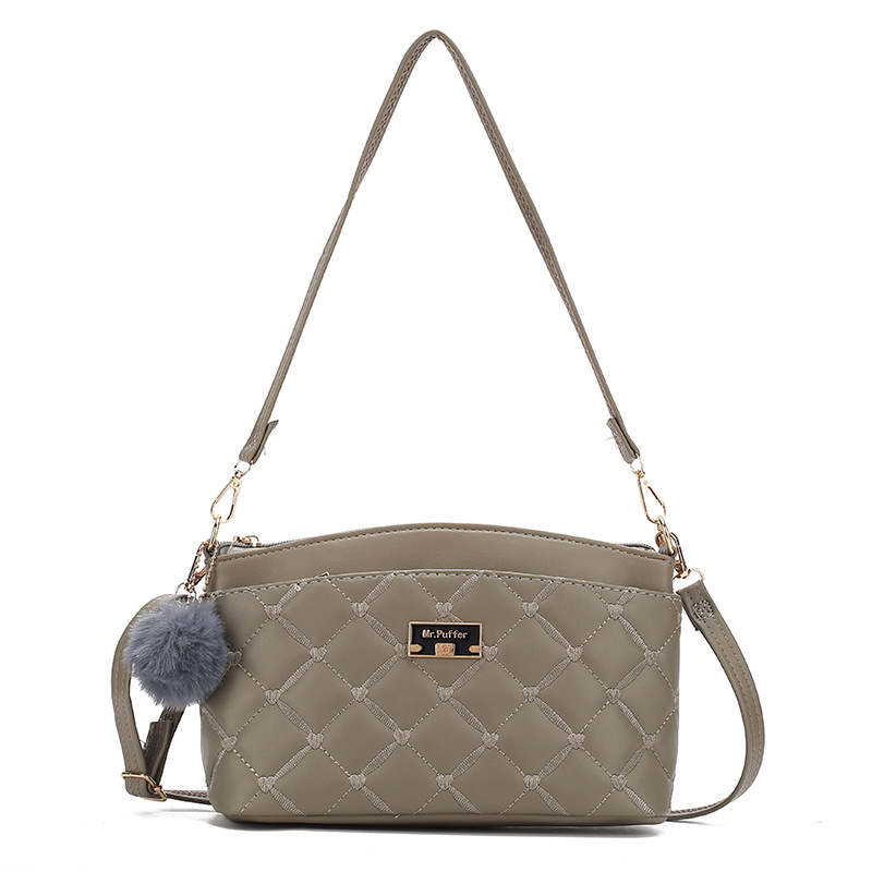 Puffer 2023 Invierno Nuevo bolso de las axilas de alto sentido bolso de hombro de gran capacidad transfronteriza geométrica crossbody bolso de las mujeres