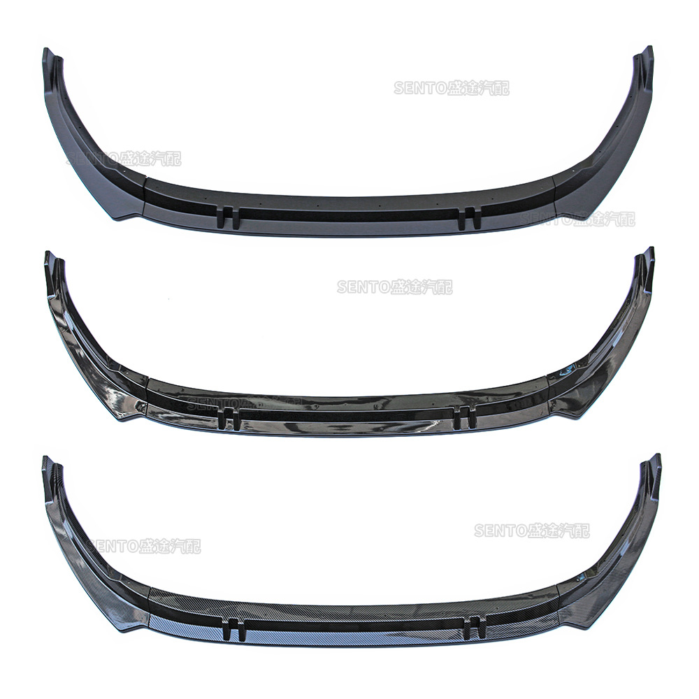 Suitable for 2020-2021 Audi A3 S3 modified front shovel car front bumper front lip lower lip three-section exterior surround