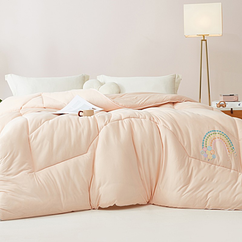 A类软糯糯糖果奶盖被学生宿舍单人被子秋冬针织棉加厚保暖冬被芯