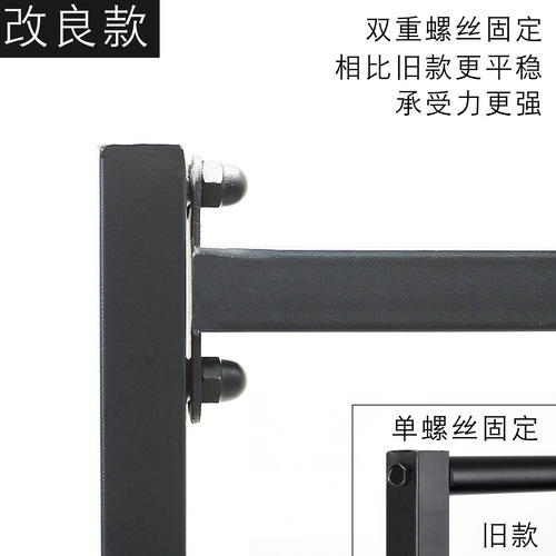 Ironwork clothing store display rack floor-standing combination wedding gown hanger for men and women side hanger minimalist display rack