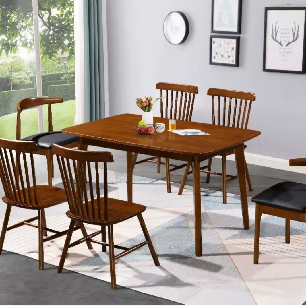 餐桌椅餐桌套装家用小户型现代简约休闲快餐店桌椅椅长桌子组合装