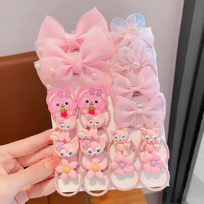 Banda de goma para niños cuerda de pelo para bebés arco de niña no duele el cabello banda de goma linda princesa banda de pelo Cola de Caballo accesorios para el cabello