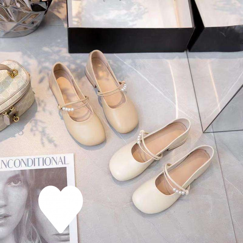 Soft Leather Chinese Style 2025 Summer New Single Fairy Loafers Super Popular Mary Jane Grandma Shoes_vogvips.com