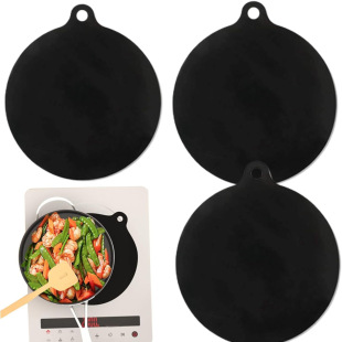 Induction cooker countertop cleaning protection mat glass fiber silicone mat reusable silicone non-stick induction cooker mat