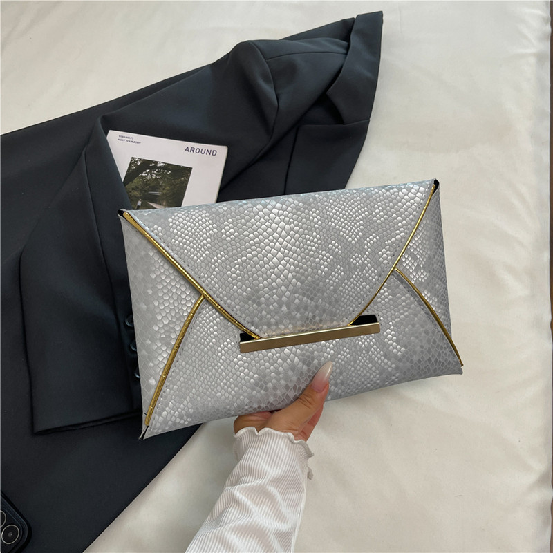 Elegant Evening Clutch Bag For Women Solid Colour Envelope Style_voghion.com