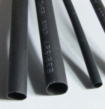 Tubo de aislamiento, tubo termorretráctil de plástico, cable de datos, conector de auriculares reparado, cubierta negra