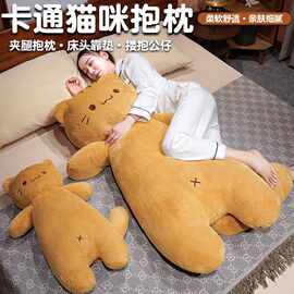 猫条抱枕毛绒玩具靠垫公仔礼物跨境床上