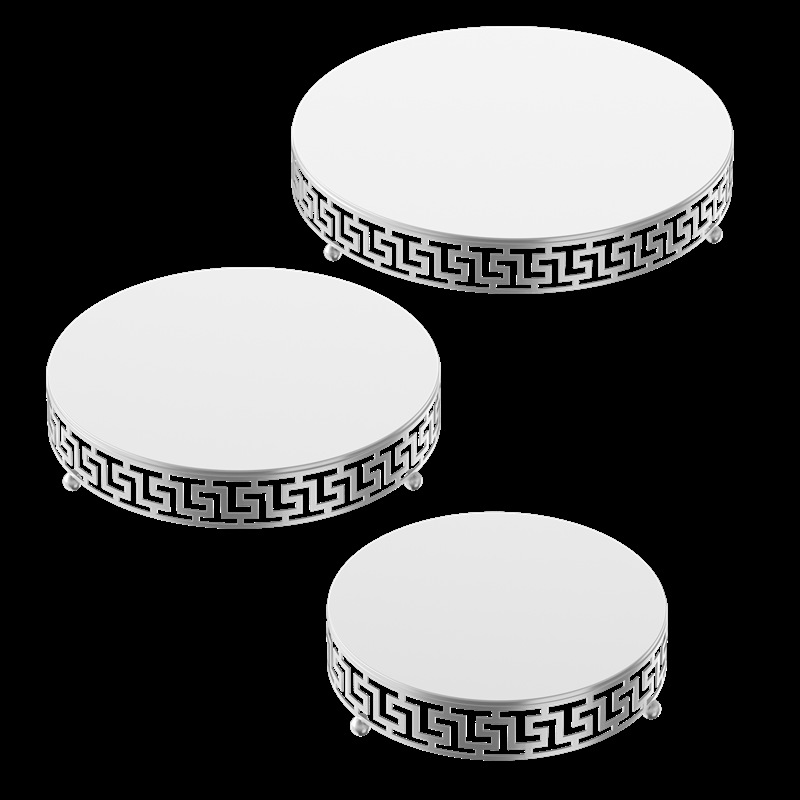 Accesorios de boda, mesa de postres, decoración, tienda de postres, soporte para pasteles de dim sum, soporte para pasteles hueco dorado creativo europeo, se puede establecer image 15