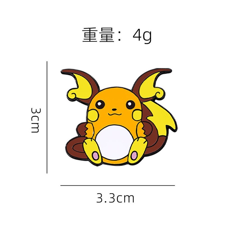 新款皮卡丘徽章宝可梦周边吧唧谷子神奇宝贝可爱精灵卡通胸针pin|undefined