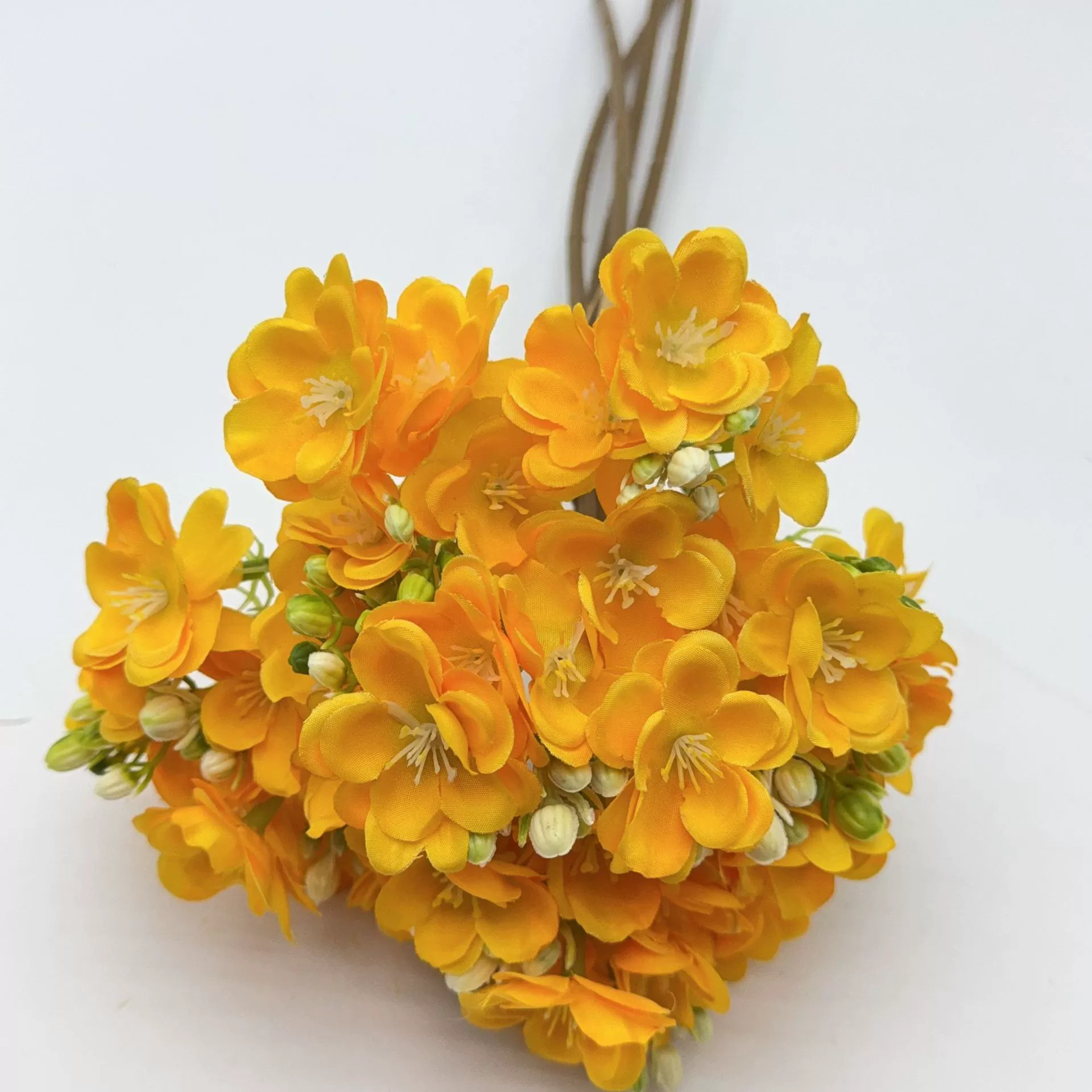 Букет искусственных цветов "Маленький жасминовый сад" для гостиной, декор для дома, искусственные шелковые цветы от производителя