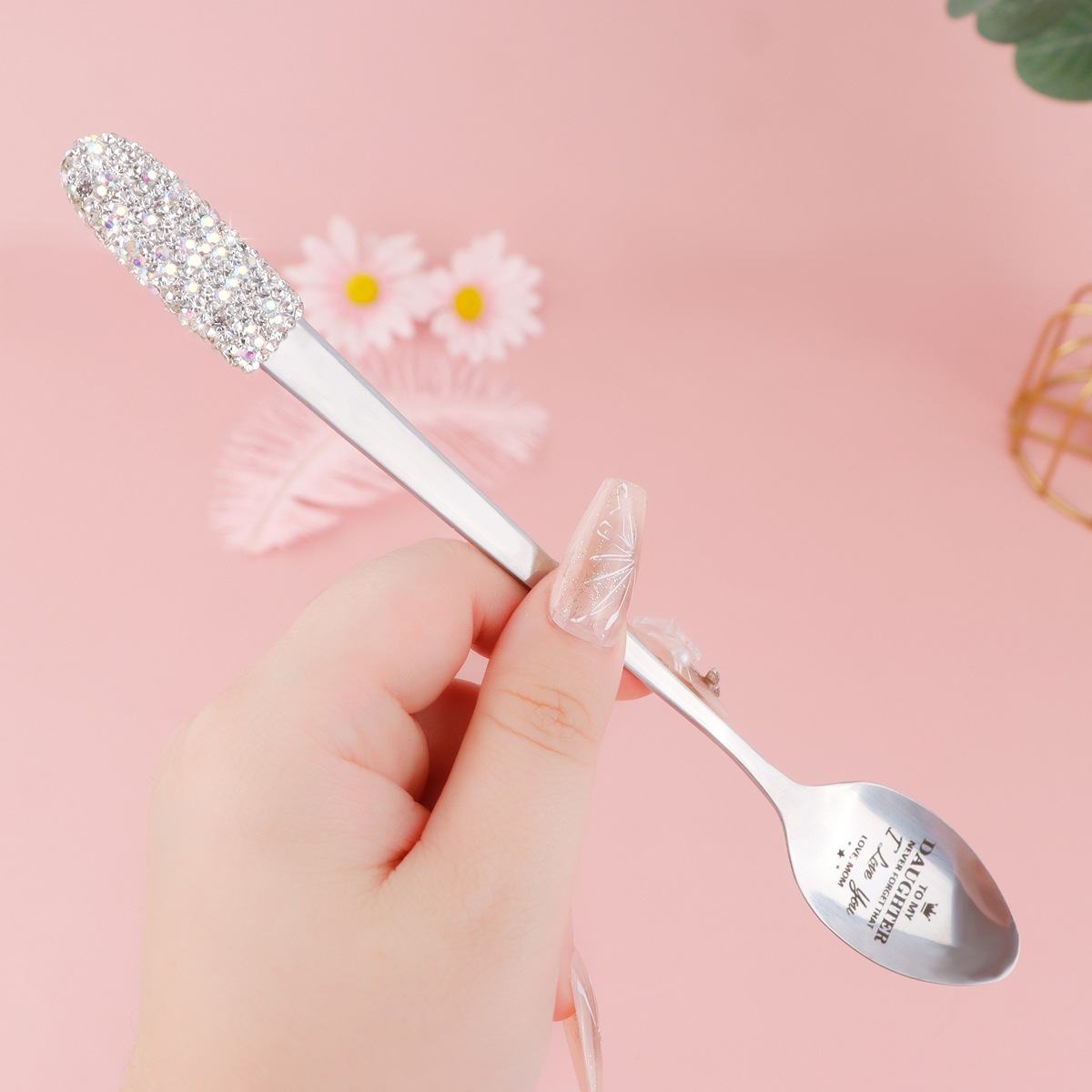 얀/057001 커피스푼(다이아몬드 박음)