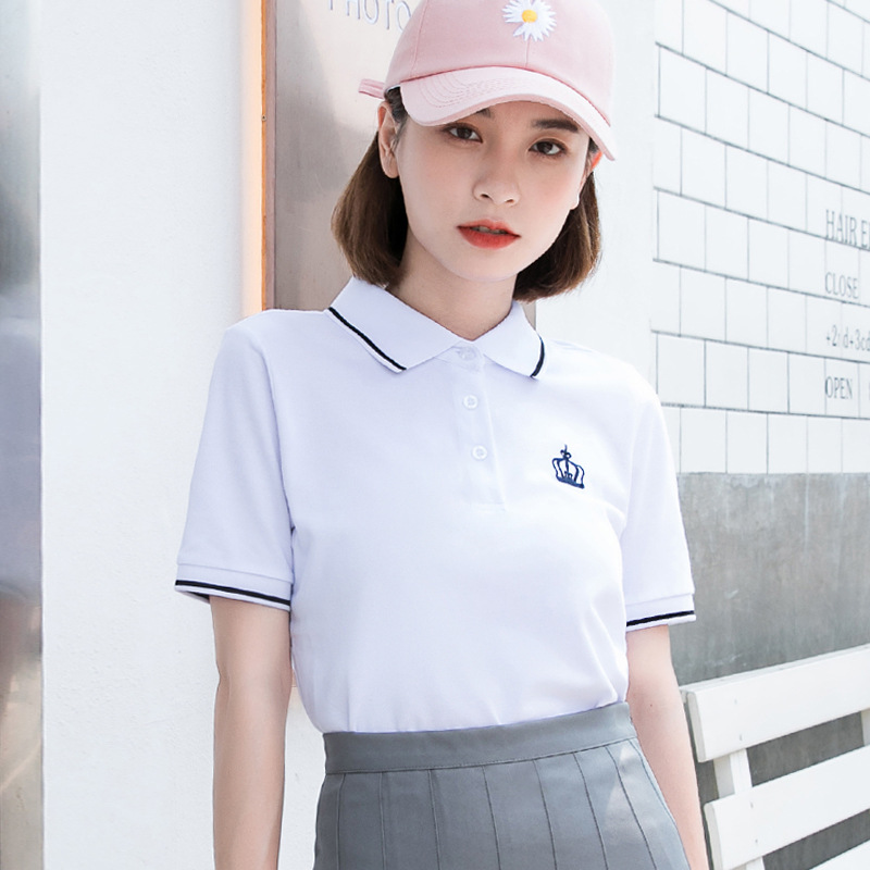 크라운 화이트 라벨 폴로 셔츠