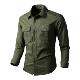 Men's Long-sleeved Cotton Shirt Tooling Cotton Shirt Men's Loose Cotton Non-ironing Shirt Outdoor Casual Top