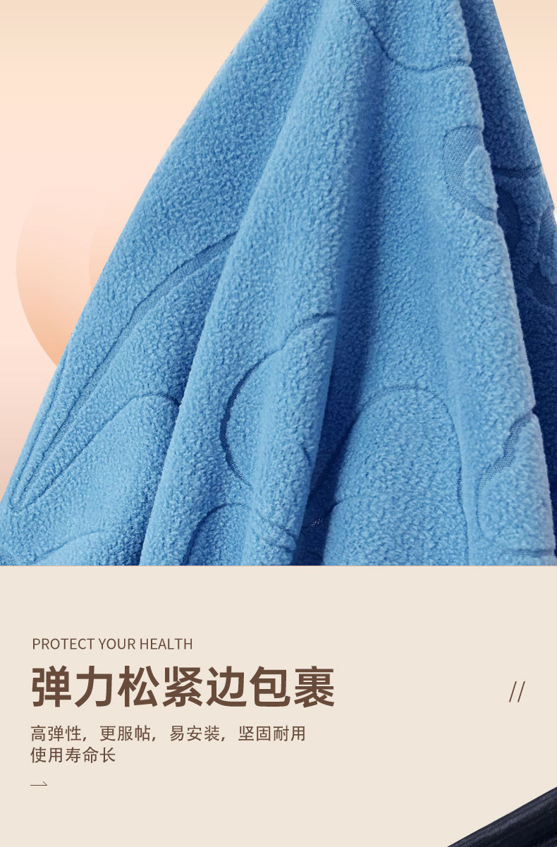 Winter electric vehicle seat cover, elastic coral fleece seat cover, universal for scooters and electric bikes, full coverage, sun protection