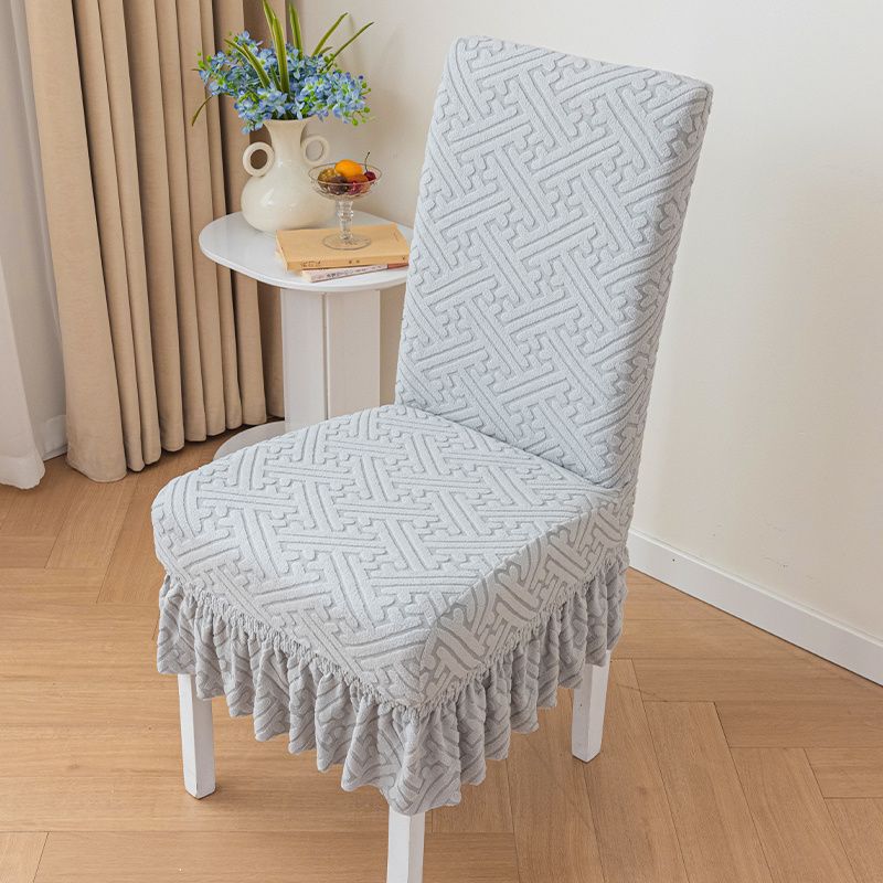 Stylish skirt chair cover-lanruohui