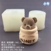 Малый медовый горшок, голова медведя