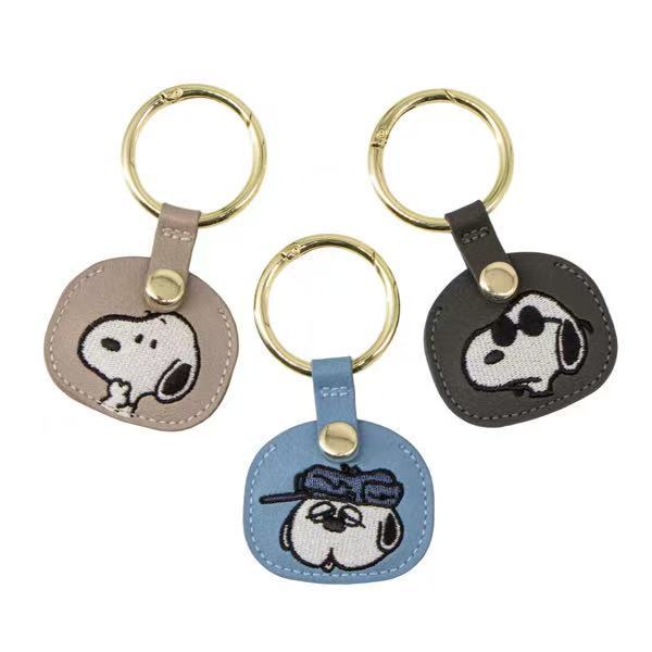 Japanese-Style Snoopy Ic Card Holder Cute Cartoon Embroidered Olaf Sensor Access Card Protective Cover Pendant