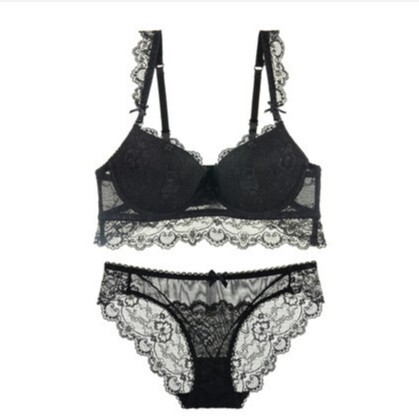 Factory Daifa Women's Sense Lace Adjustable Bra Set Thin Gathered Bra Set 28846