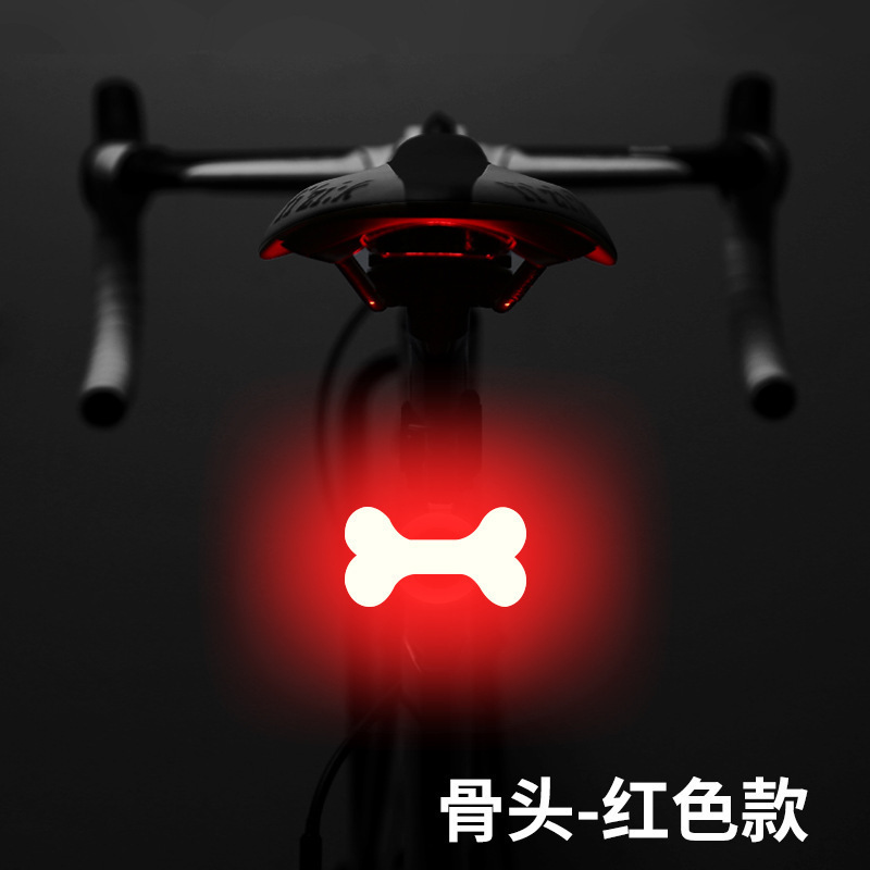 自行车灯尾灯强光高亮夜骑警示灯防水充电山地公路车骑行装备配件|undefined