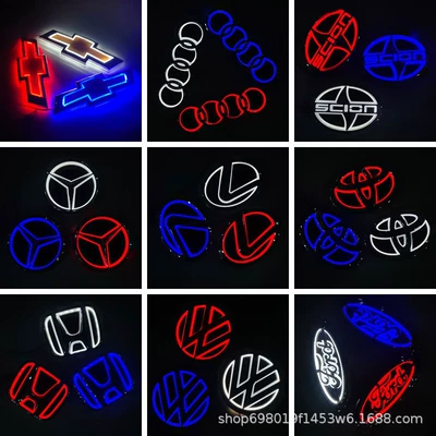 Müxtəlif avtomobillər üçün uyğun 5D işıqlı LED arxa emblema işığı