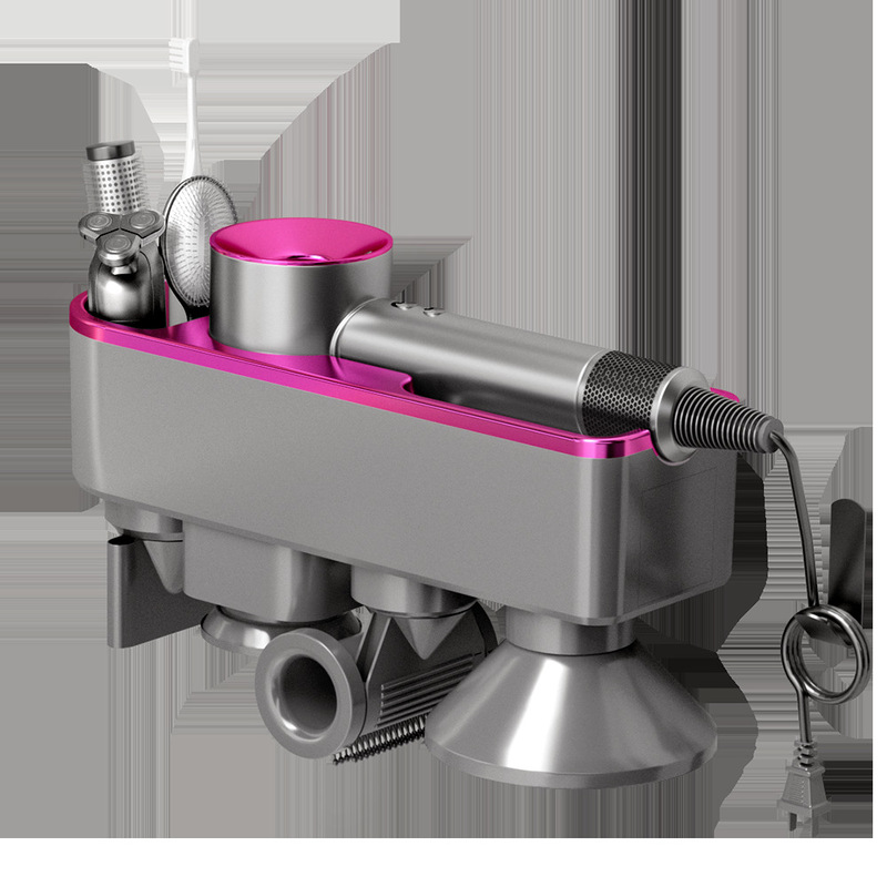 Dyson ヘアドライヤー収納ラックに適した Master Dai パンチングなしのバスルームヘアドライヤー収納ラック乾燥ハンドブラケット|undefined