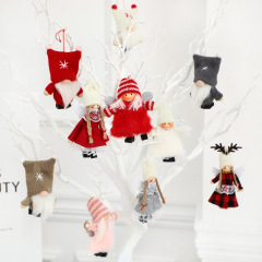 クリスマスの装飾品天使の女の子の老人のペンダントの小さいペンダントの人形の人形の小さいペンダントの漫画のかわいい子供